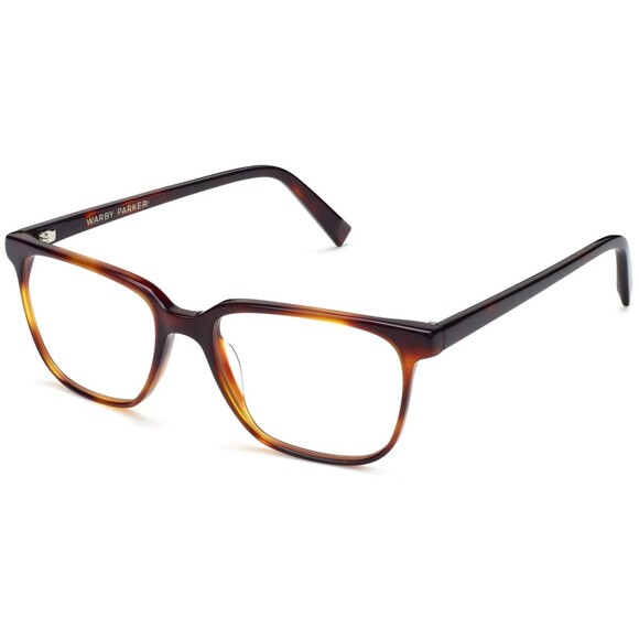 Warby Parker Hayden M291 eyeglass Frame, 52-16-145 Rye Tortoise FRAME ONLY - Picture 1 of 12